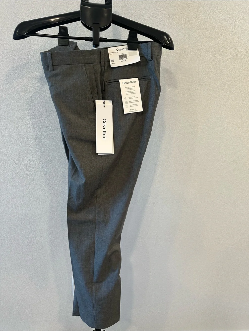 Calvin Klein Men’s Gray Dress Trousers